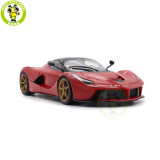 1/18 BBR 182221-2 Ferrari LaFerrari Rosso Corsa With Gold Wheels Diecast Model Toys Car Gifts For Father Friends