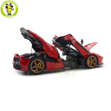 1/18 BBR 182221-2 Ferrari LaFerrari Rosso Corsa With Gold Wheels Diecast Model Toys Car Gifts For Father Friends