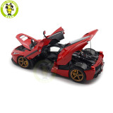 1/18 BBR 182221-2 Ferrari LaFerrari Rosso Corsa With Gold Wheels Diecast Model Toys Car Gifts For Father Friends