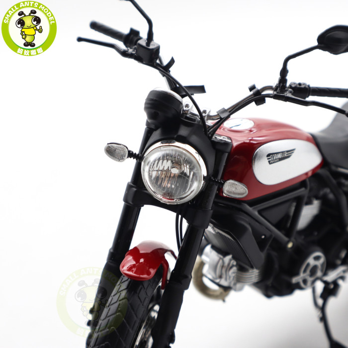 1/12 TSM Ducati Scrambler Icon 803CC 2015 Diecast Model Motorcycle Car Gifts For Friends