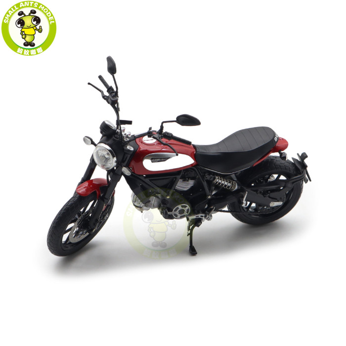 1/12 TSM Ducati Scrambler Icon 803CC 2015 Diecast Model Motorcycle Car Gifts For Friends
