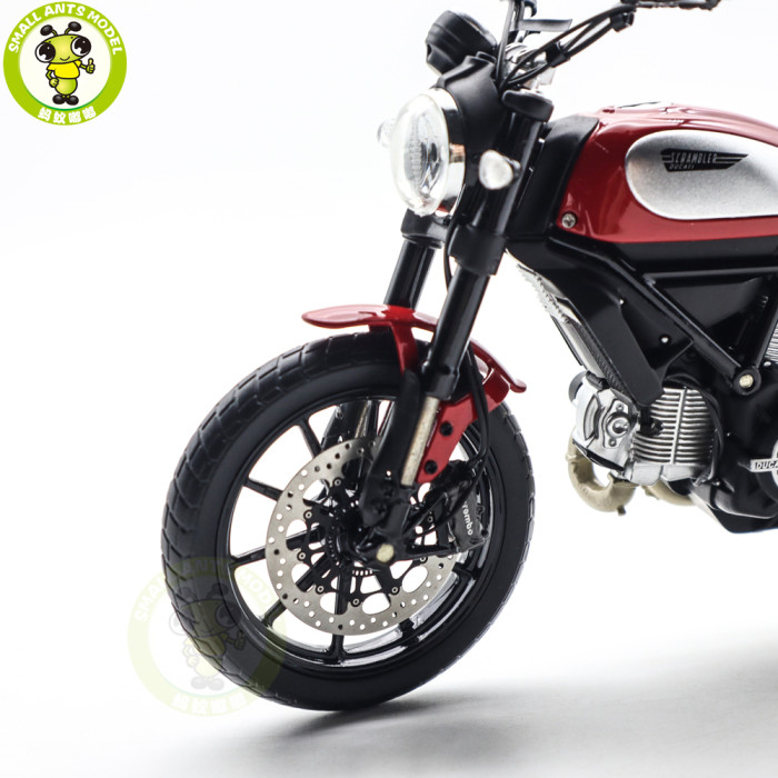 1/12 TSM Ducati Scrambler Icon 803CC 2015 Diecast Model Motorcycle Car Gifts For Friends