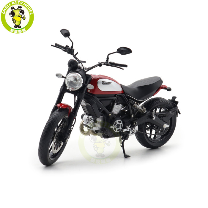 1/12 TSM Ducati Scrambler Icon 803CC 2015 Diecast Model Motorcycle Car Gifts For Friends