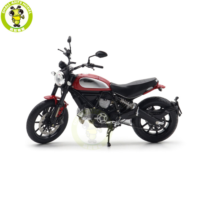 1/12 TSM Ducati Scrambler Icon 803CC 2015 Diecast Model Motorcycle Car Gifts For Friends