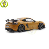 1/18 Porsche 718 Cayman GT4 RS 2023 Weissach Pack Norev 187252 Bahama Yellow Diecast Model Toys Car Gifts For Father Friends
