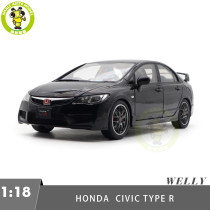 1/18 Honda CIVIC Type R FD2 Diecast Model Toy Car Gifts For Friends Father