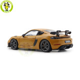 1/18 Porsche 718 Cayman GT4 RS 2023 Weissach Pack Norev 187252 Bahama Yellow Diecast Model Toys Car Gifts For Father Friends