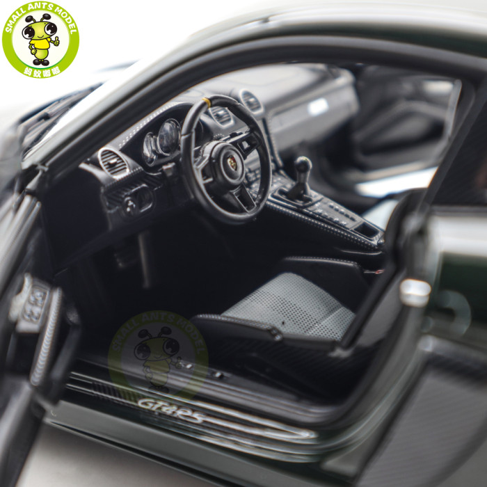 1/18 Porsche 718 Cayman GT4 RS 2023 Weissach Pack Norev 187250 Brewster Green Diecast Model Toys Car Gifts For Father Friends