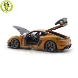 1/18 Porsche 718 Cayman GT4 RS 2023 Weissach Pack Norev 187252 Bahama Yellow Diecast Model Toys Car Gifts For Father Friends