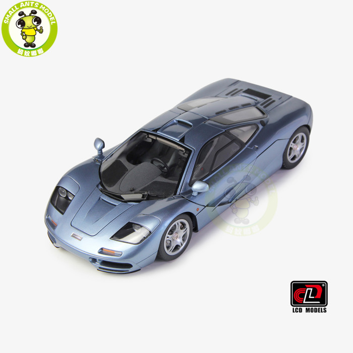 1/18 LCD McLaren F1 XP5 Ice Blue Diecast Model Car Gifts For Father Friends