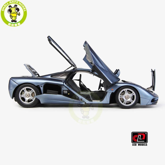 1/18 LCD McLaren F1 XP5 Ice Blue Diecast Model Car Gifts For Father Friends