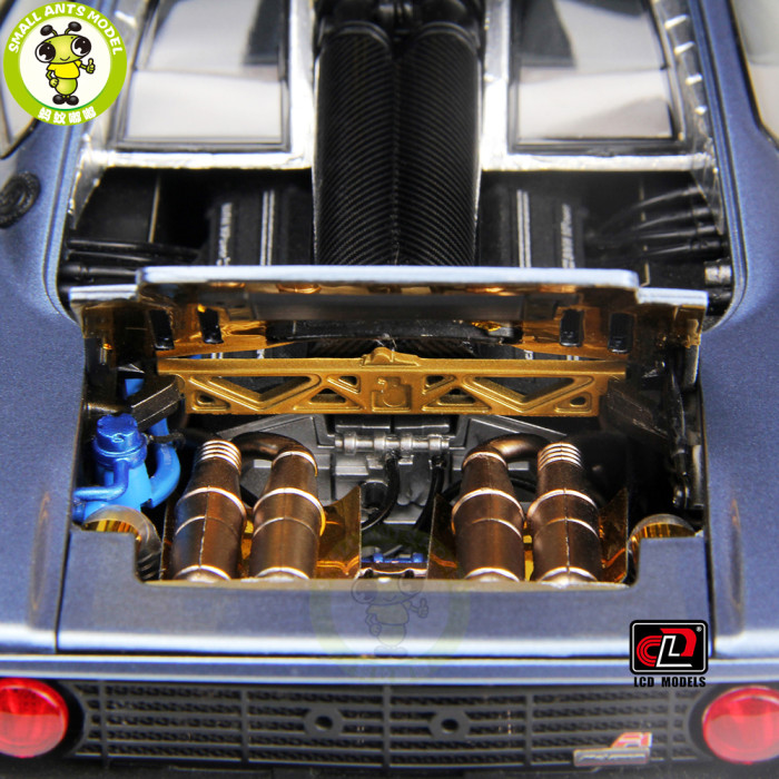 1/18 LCD McLaren F1 XP5 Ice Blue Diecast Model Car Gifts For Father Friends