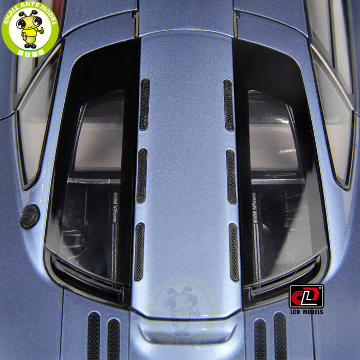 1/18 LCD McLaren F1 XP5 Ice Blue Diecast Model Car Gifts For Father Friends