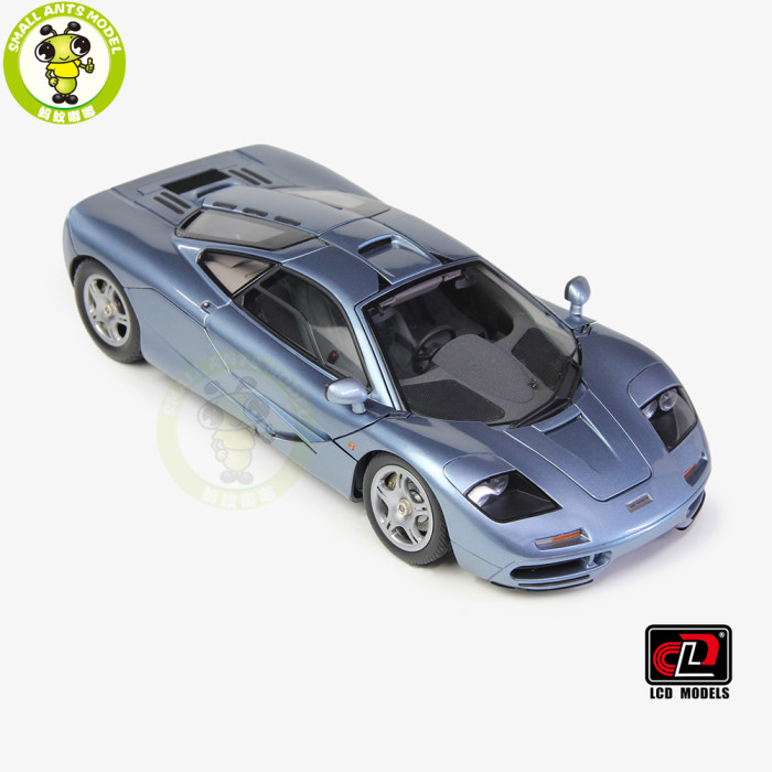 1/18 LCD McLaren F1 XP5 Ice Blue Diecast Model Car Gifts For Father Friends