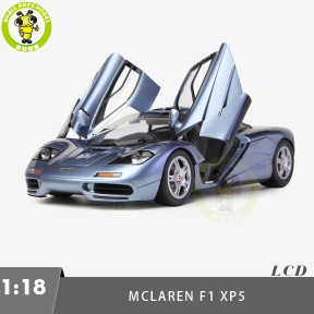 1/18 LCD McLaren F1 XP5 Ice Blue Diecast Model Car Gifts For Father Friends