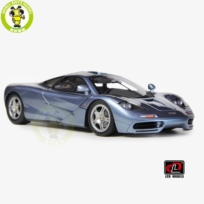 1/18 LCD McLaren F1 XP5 Ice Blue Diecast Model Car Gifts For Father Friends