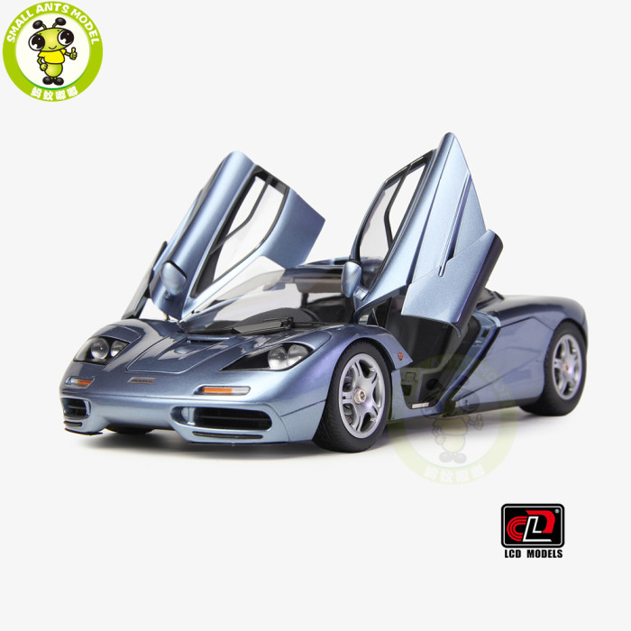 1/18 LCD McLaren F1 XP5 Ice Blue Diecast Model Car Gifts For Father Friends