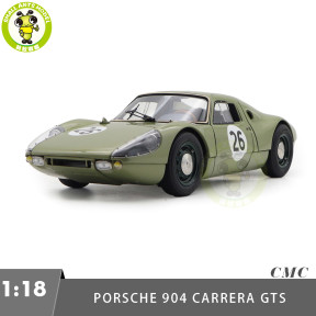 1/18 CMC M-232 Porsche 904 Carrera GTS #26 Silverstone International Grand Touring 1964 Innes Ireland Diecast Model Toy Car Gifts For Friends