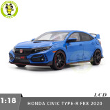 1/18 LCD Honda Civic Type-R Type R 2020 FK8 Diecast Metal Model Toy Car Gifts For Father Friends