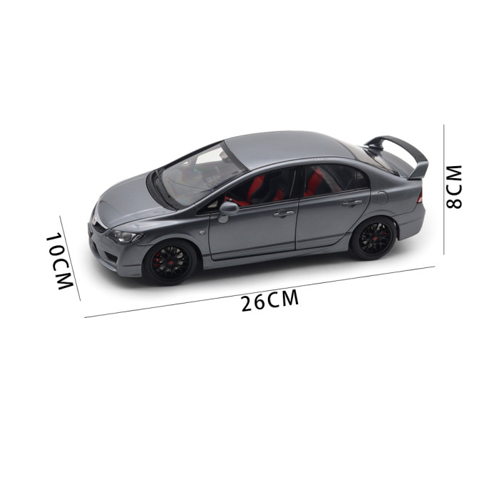 1/18 Honda CIVIC Type R FD2 Diecast Model Toy Car Gifts For Friends