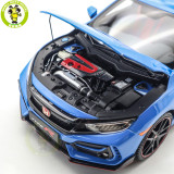 1/18 LCD Honda Civic Type-R Type R 2020 FK8 Diecast Metal Model Toy Car Gifts For Father Friends