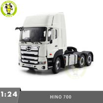 1/24 Hino 700 Heavy Tractor Trailer Diecast Car Truck Model Gifts For Friends Family