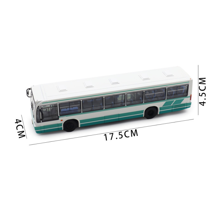 1/64 Huanghai City Bus DD6121HS Diecast Model Toy Car Bus Gifts For Friends