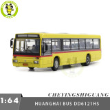 1/64 Huanghai City Bus DD6121HS Diecast Model Toy Car Bus Gifts For Friends