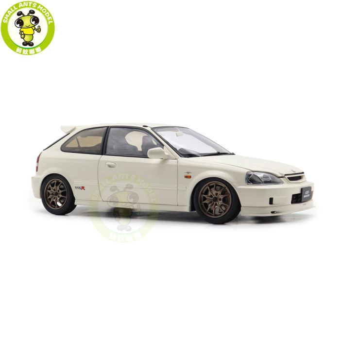 1/18 MOTORHELIX Honda CIVIC Type R EK9 MUGEN POWER Diecast Model Toy Car Gifts For Father Friends