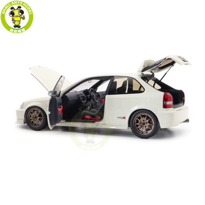 1/18 MOTORHELIX Honda CIVIC Type R EK9 MUGEN POWER Diecast Model Toy Car Gifts For Father Friends