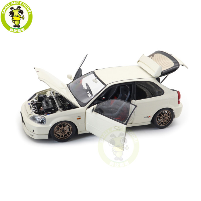 1/18 MOTORHELIX Honda CIVIC Type R EK9 MUGEN POWER Diecast Model Toy Car Gifts For Father Friends