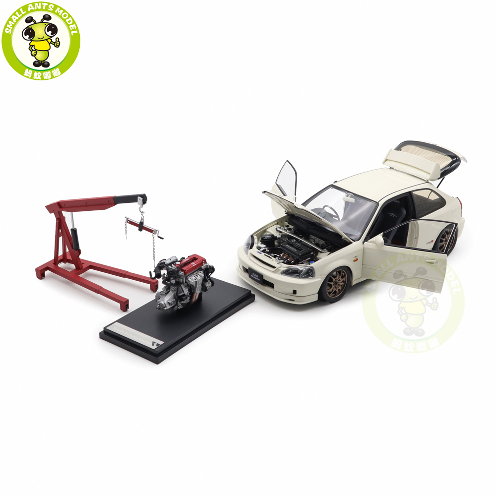 【希少品】ホンダ MUGEN POWER LL EKIZOS† 入手困難 レア 1/18 MOTORHELIX Honda CIVIC Type R EK9 MUGEN POWER Diecast Model
