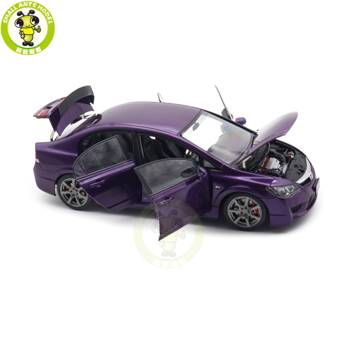 1/18 MOTORHELIX Honda CIVIC Type R FD2 2007 Late Version Diecast Model Toy Car Gifts For Father Friends