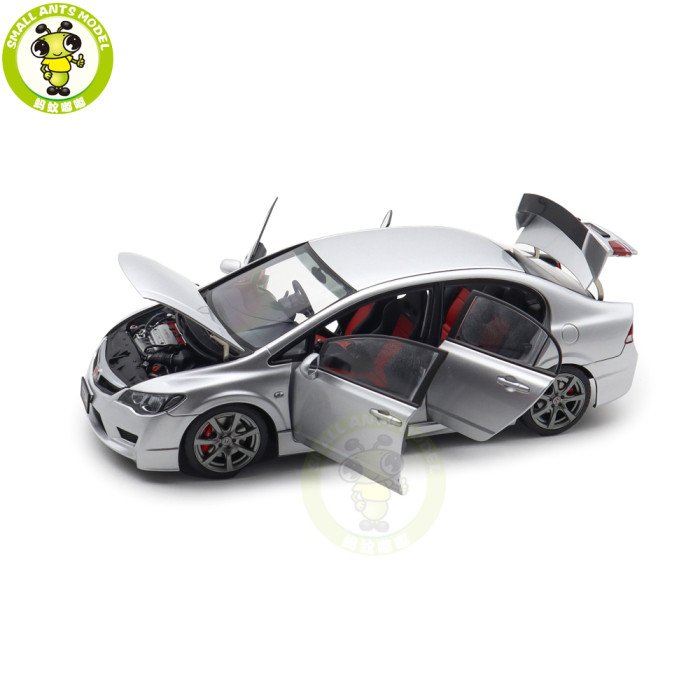1/18 MOTORHELIX Honda CIVIC Type R FD2 2007 Late Version Diecast Model Toy Car Gifts For Father Friends