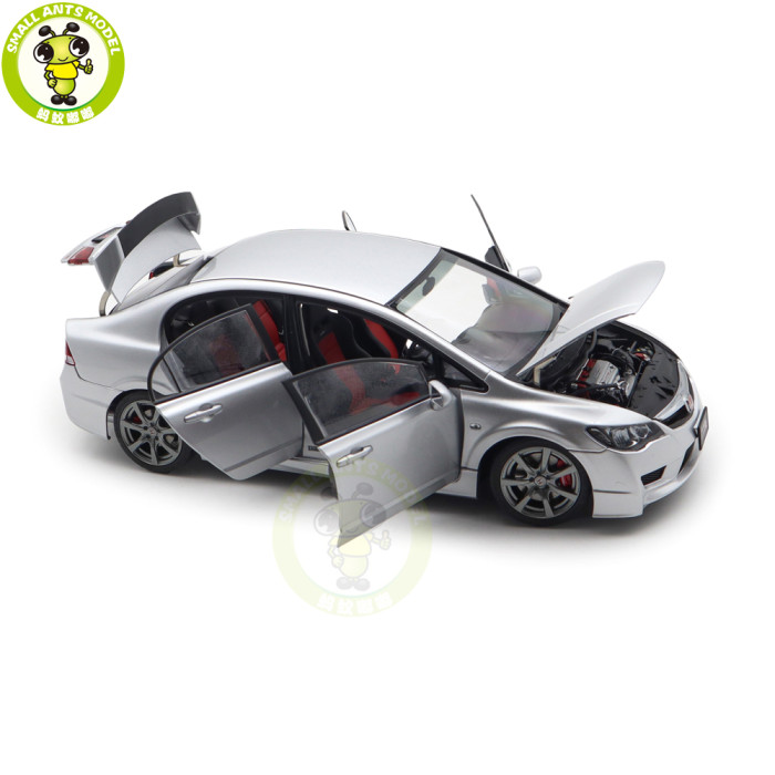1/18 MOTORHELIX Honda CIVIC Type R FD2 2007 Late Version Diecast Model Toy Car Gifts For Father Friends