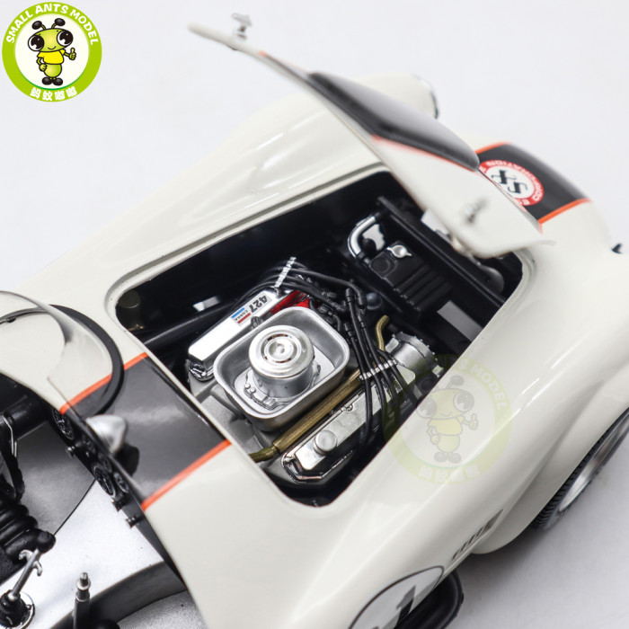 1/18 Ford Shelby Cobra 427S/C KYOSHO 08047EW White #91 Diecast Model Toy Cars Gifts For Father Friends