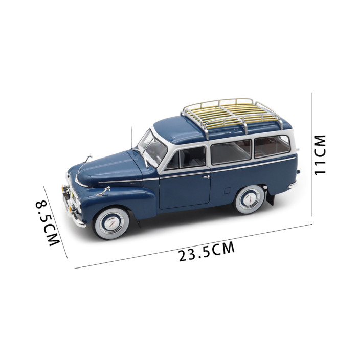 1/18  Volvo PV445 DUETT 1949-1960 Station Wagon Diecast Model Toy Car Gifts For Friends Father Collection