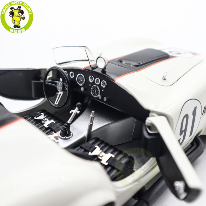 1/18 Ford Shelby Cobra 427S/C KYOSHO 08047EW White #91 Diecast Model Toy Cars Gifts For Father Friends