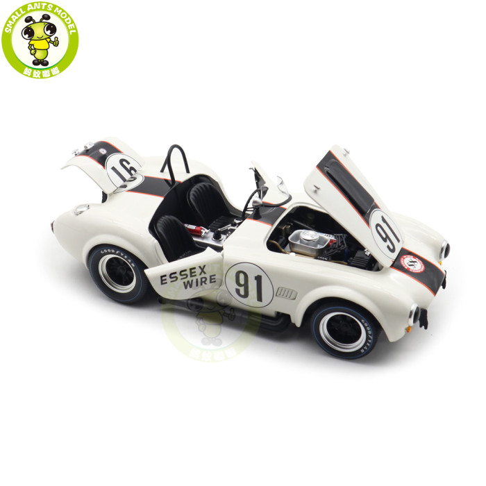 1/18 Ford Shelby Cobra 427S/C KYOSHO 08047EW White #91 Diecast Model Toy Cars Gifts For Father Friends