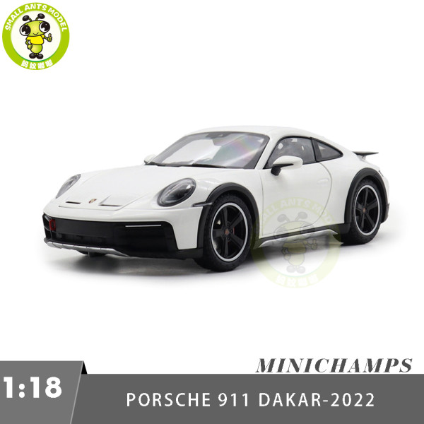 1/18 Minichamps Porsche 911 DAKAR 2022 Diecast Model Toys Car Gifts For Friends Father