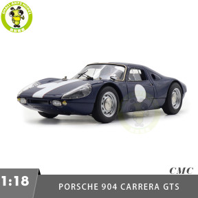1/18 CMC M-237 Porsche 904 Carrera GTS Bonhams Scottsdale Auction 2017 Diecast Model Toy Car Gifts For Friends