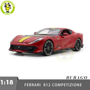 1/18 Ferrari 812C Competizione Bburago 16915 Diecast Model Racing Car Toys Gifts For Friends