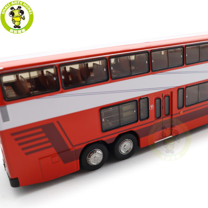 1/64 Jinling Double Decker City Bus JLY6121S Diecast Model Toy Car Bus Gifts For Friends