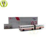 1/64 Huanghai Articulated City Bus DD6170 Diecast Model Toy Car Bus Gifts For Friends