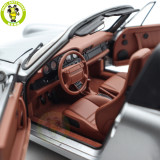 1/18 Porsche 964 911 Carrera 4 Targa 1990 Norev 187342 Polar Silver Diecast Model Toys Car Gifts For Friends Father