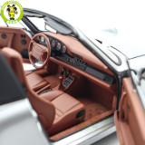 1/18 Porsche 964 911 Carrera 4 Targa 1990 Norev 187342 Polar Silver Diecast Model Toys Car Gifts For Friends Father