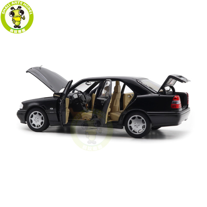 1/18 Mercedes-Benz C CLASS 1997 Norev 183373 Black Metallic Diecast Model Toys Car Gifts For Father Friends