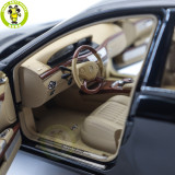 1/18 Motorhelix Mercedes Benz S600L S600 S CLASS W221 Diecast Model Toy Car Gifts For Friends Father