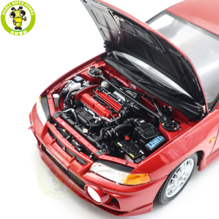 1/18 MOTORHELIX Mitsubishi EVO IV Diecast Model Toy Car Gifts For Father Friends