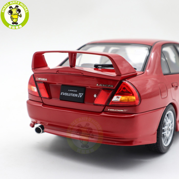 1/18 MOTORHELIX Mitsubishi EVO IV Diecast Model Toy Car Gifts For Father Friends